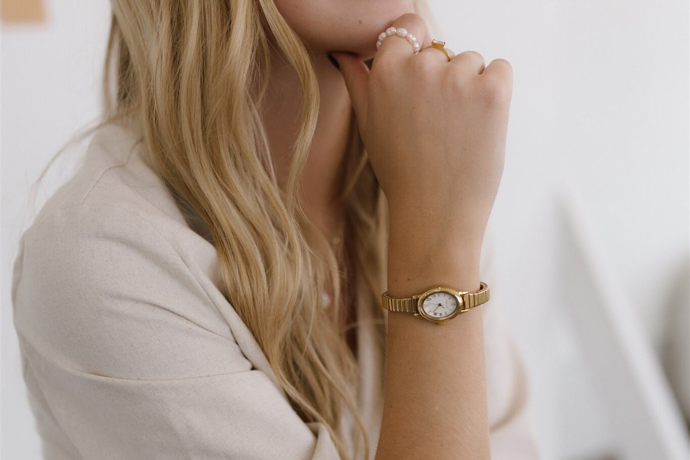 pinterest manager outfit with watch and blazer