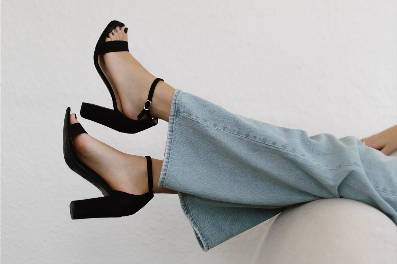 social media manager branding photos with heels